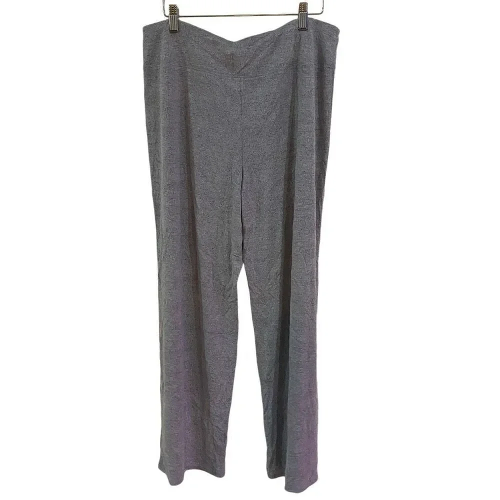 Nic + Zoe Eaze NWT size large blue speckled comfy pants