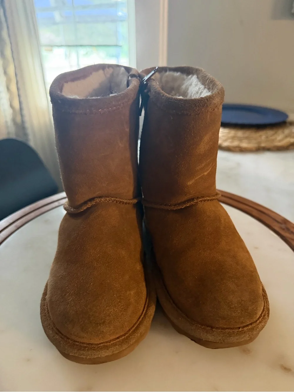 BearPaw Kids Chestnut Brown Classic Shearling-Lined Boot