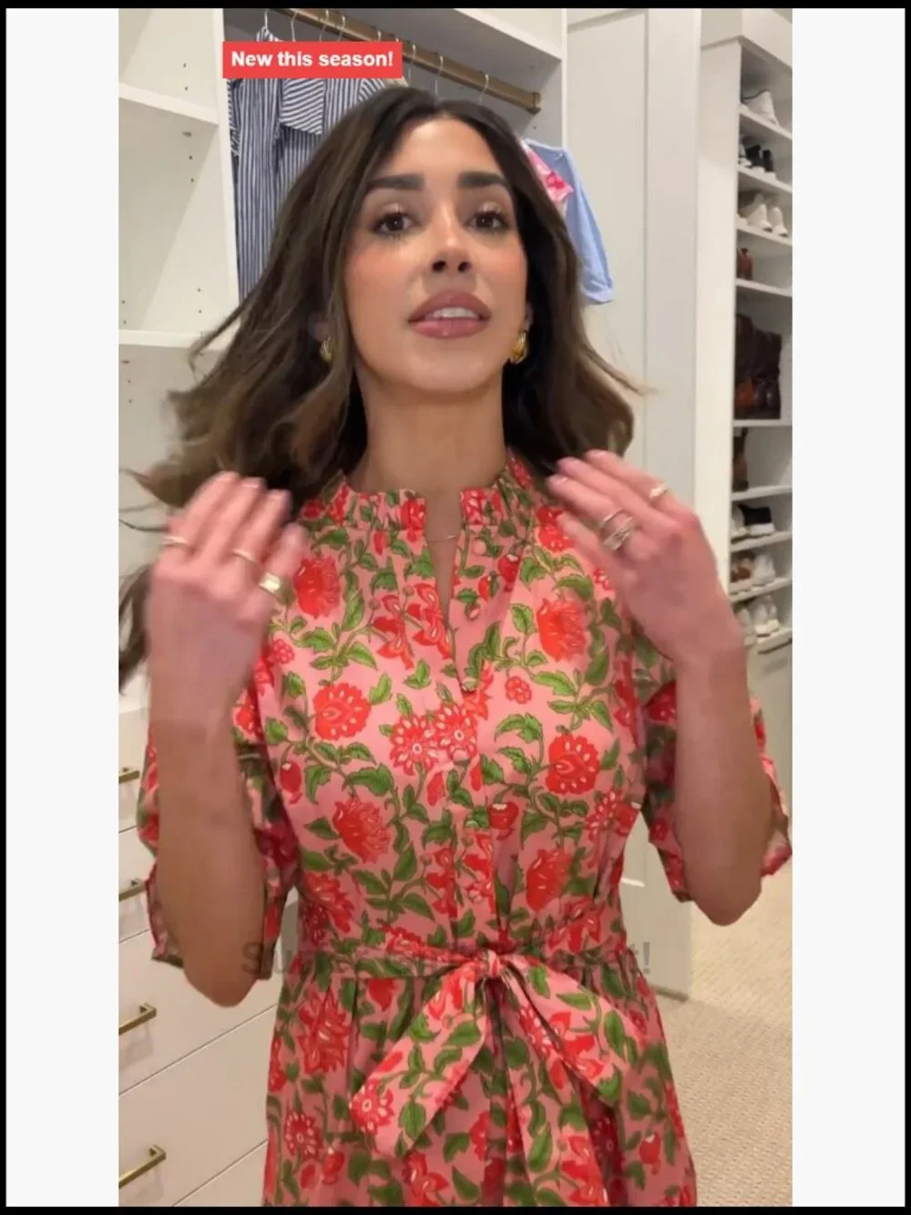 N/A flowy floral