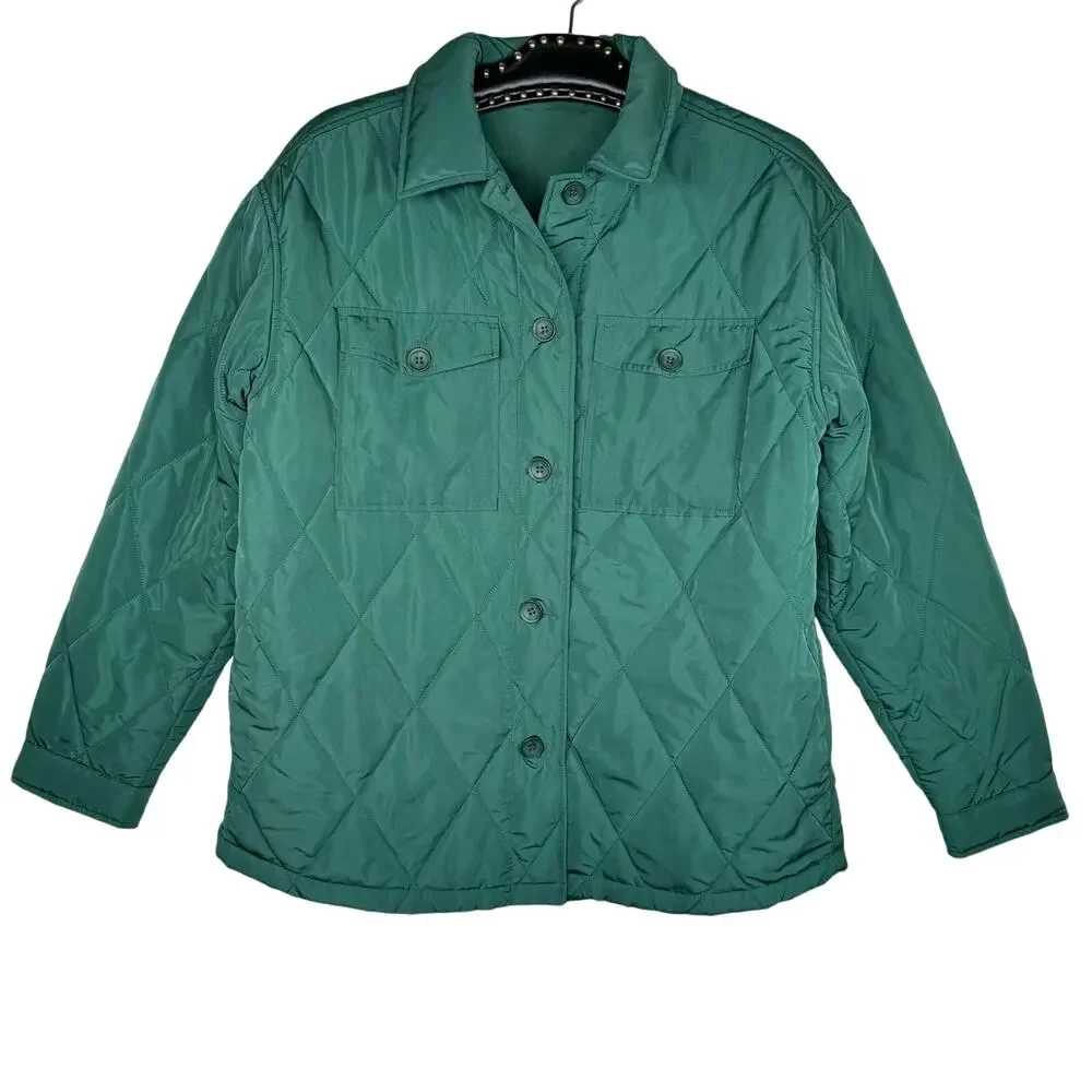 LA Hearts Button Down Quilted Shacket XS/S