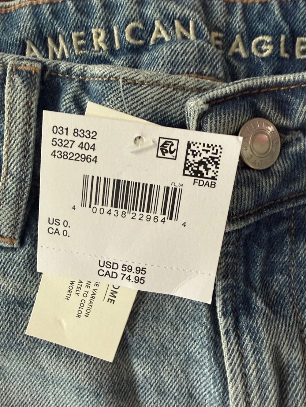 American Eagle Outfitters casual denim
