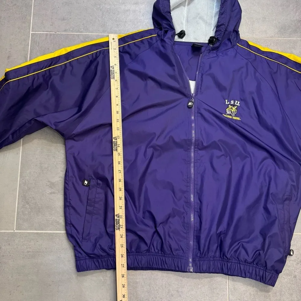 STARTER lsu windbreaker