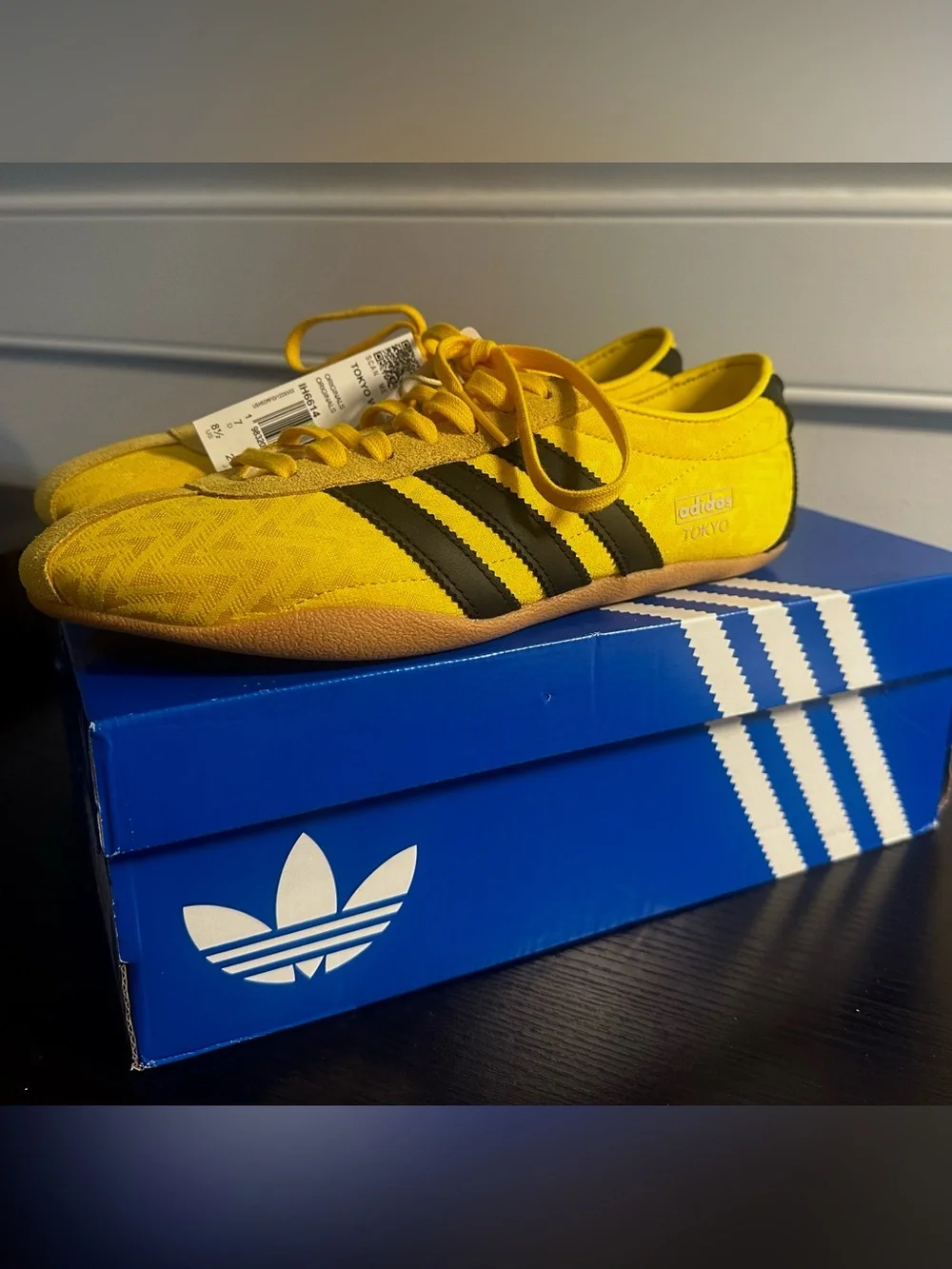 Women’s adidas Tokyo Jaquard Yellow Sneakers US sz 8.5
