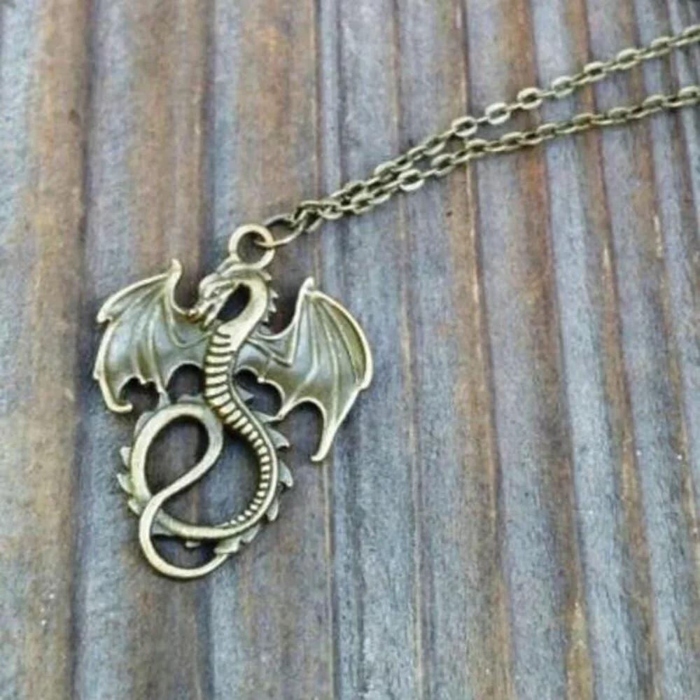 Dragon Medieval Thrones Game Necklace