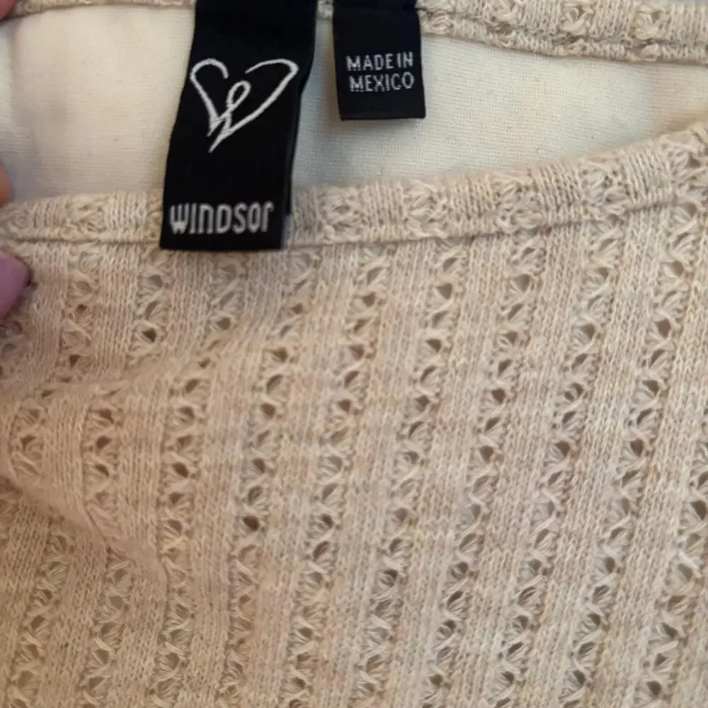 Windsor cream ribbed knit maxi