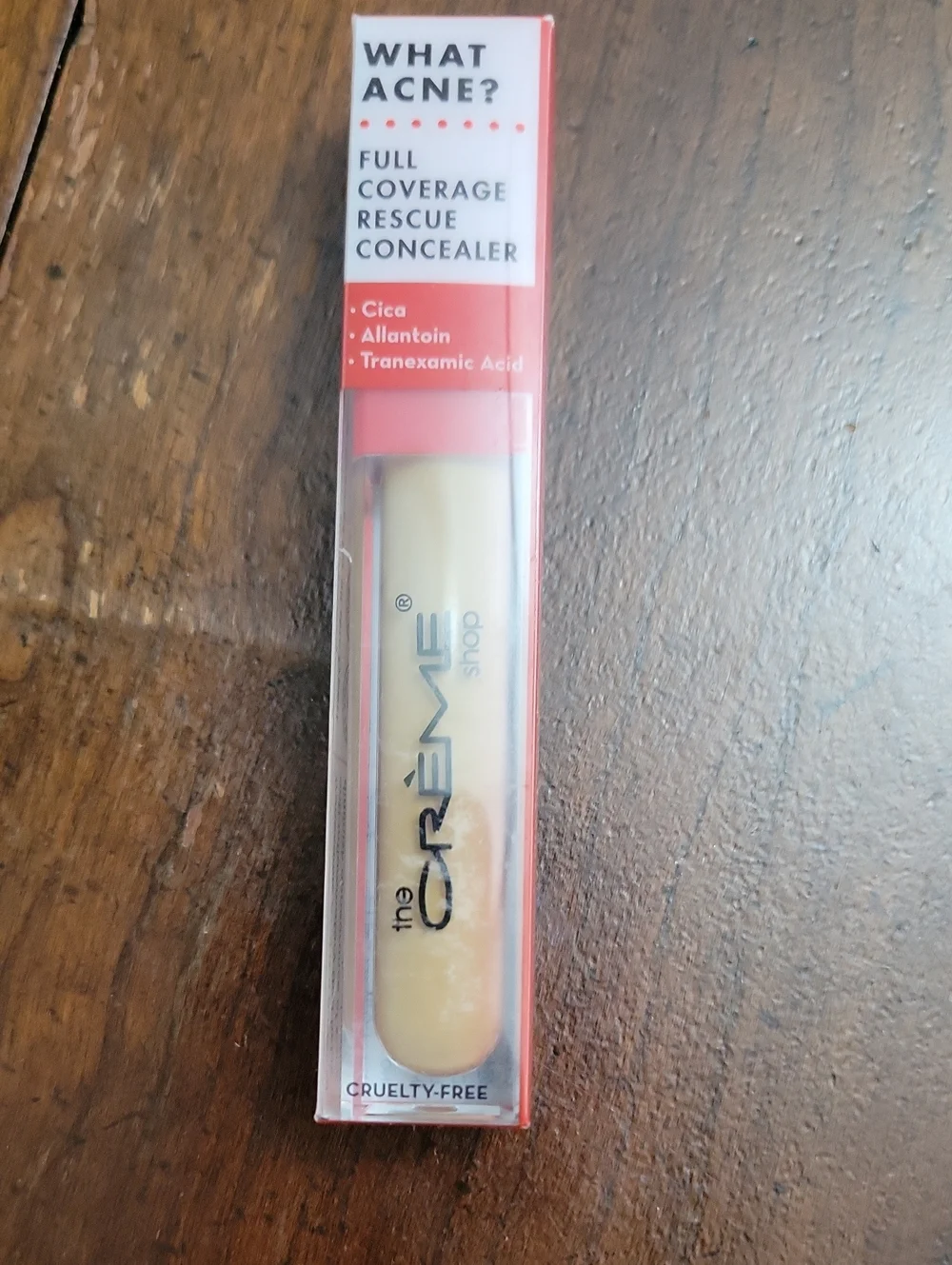 Creme shop what acne full coverage rescue concealer medium 40
