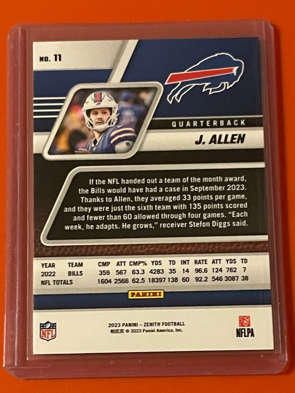 Panini great ungraded