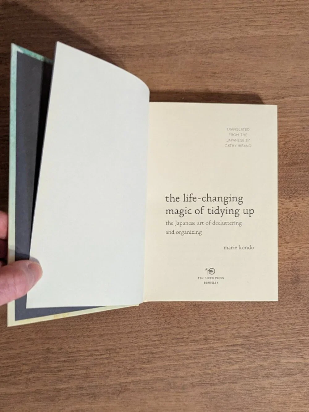 Marie Kondo my son