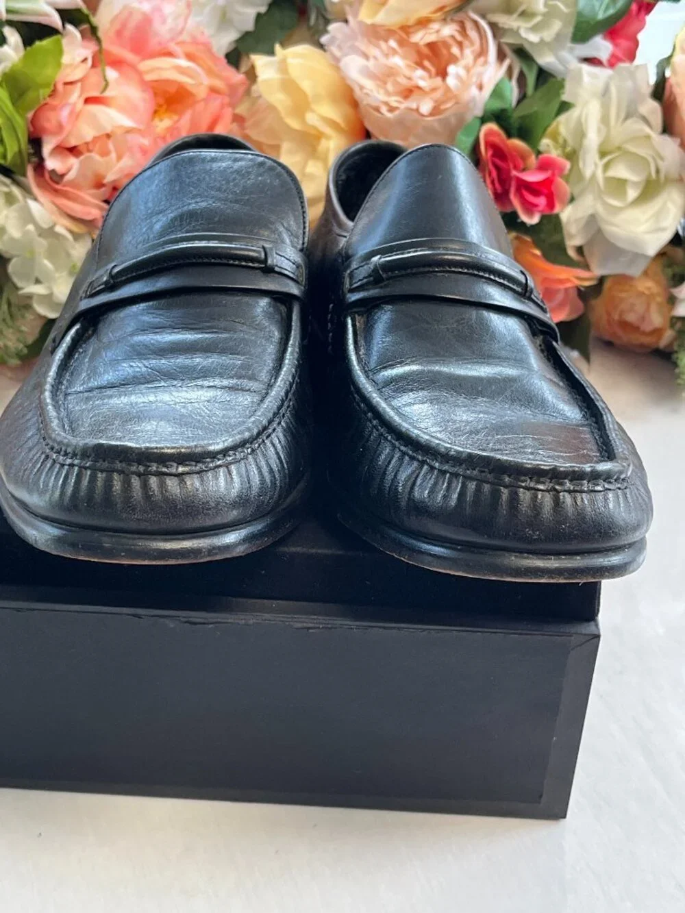 Florsheim black leather
