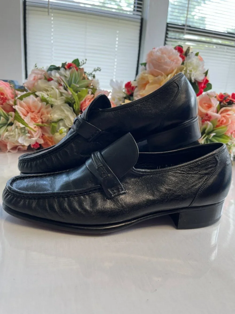 Florsheim black leather