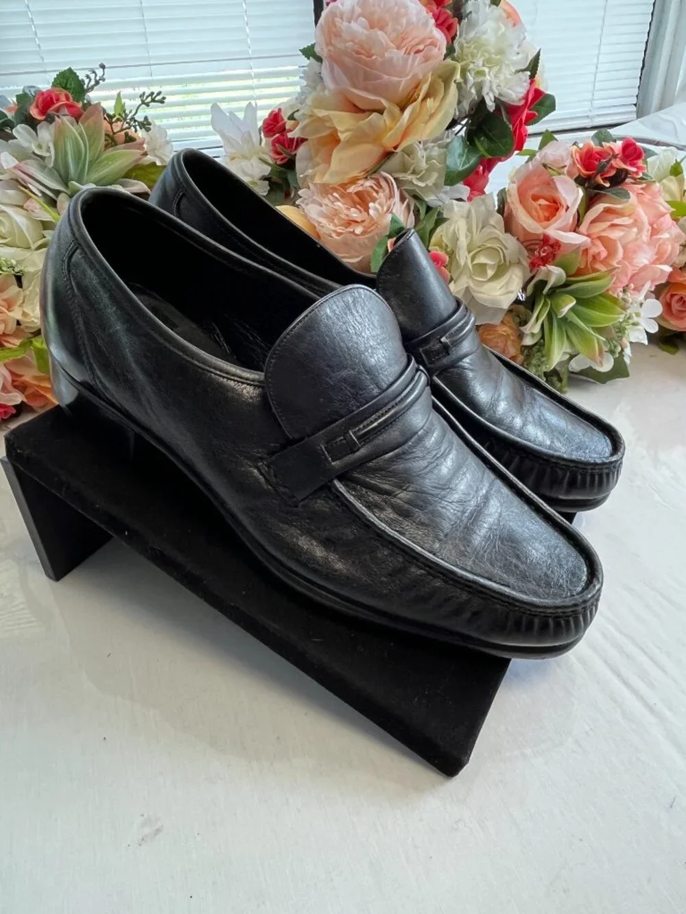 Florsheim black leather