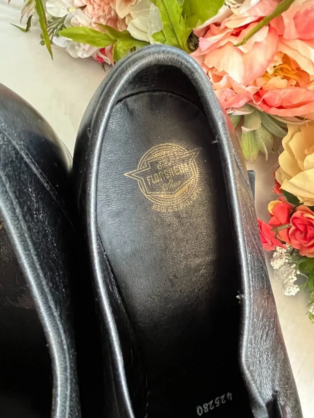 Florsheim black leather