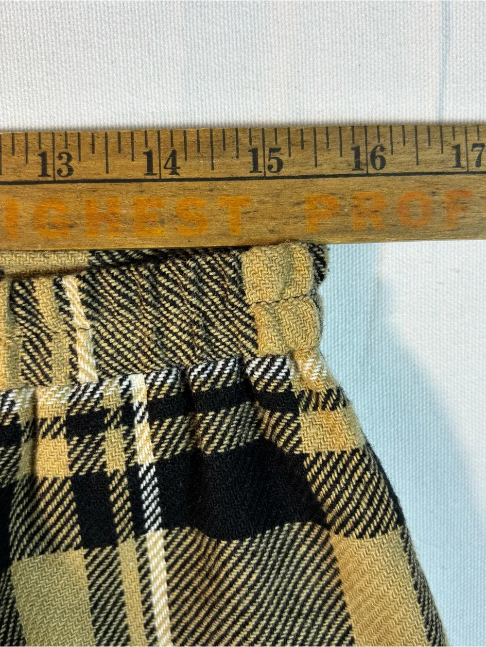 Requirements classic plaid