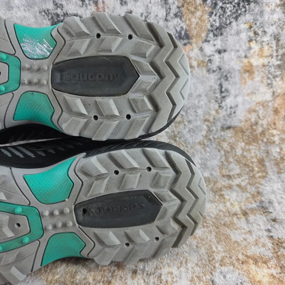Saucony Excursion TR15 GTX Shoes Womens 9.5 Black Trail Running Outdoor‎ Hiking