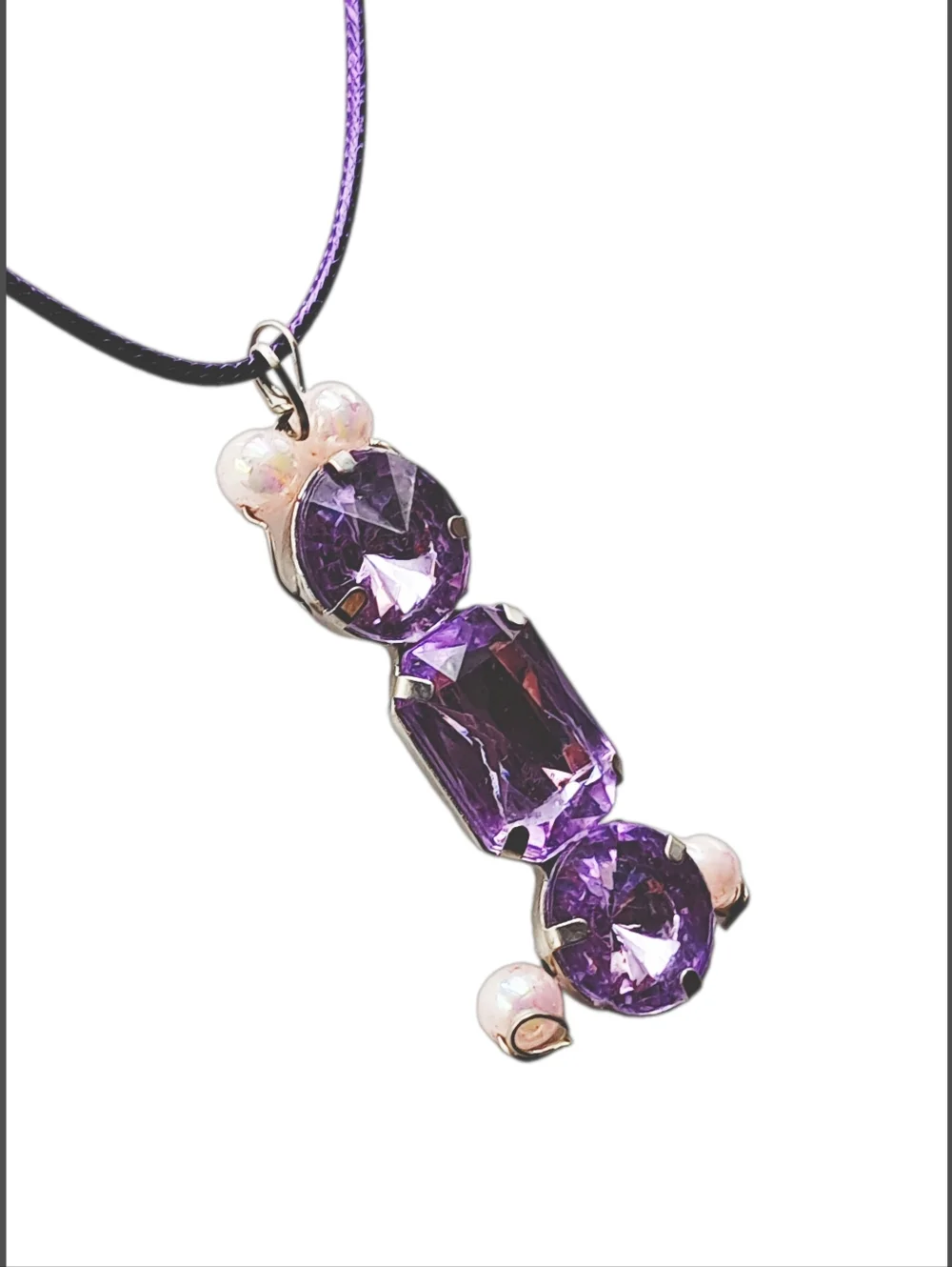 N/A purple rhinestones