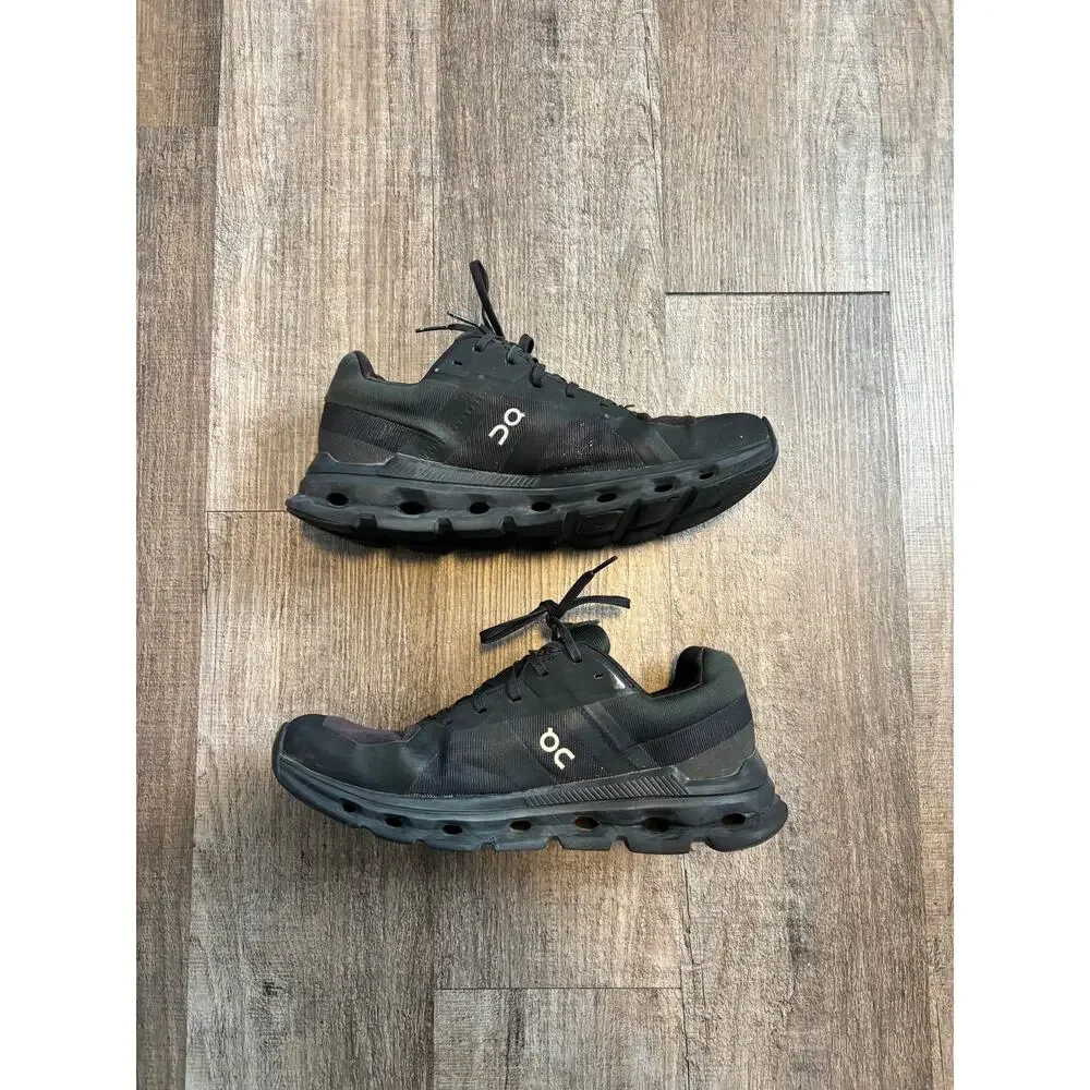On Cloud Cloudrunner 'Triple Black' Sneakers