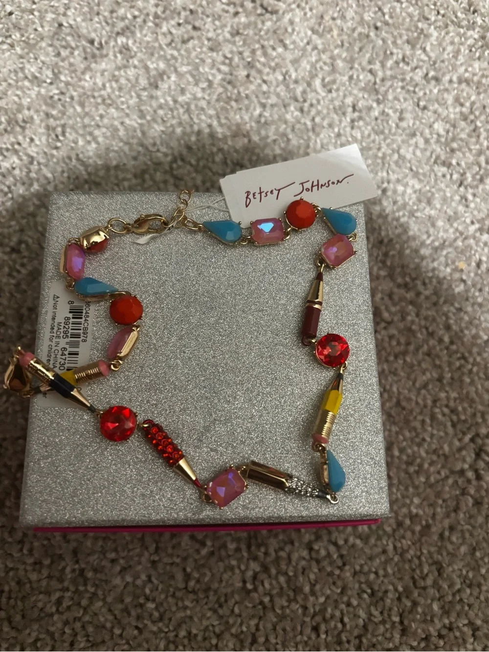 Betsey Johnson gold tone