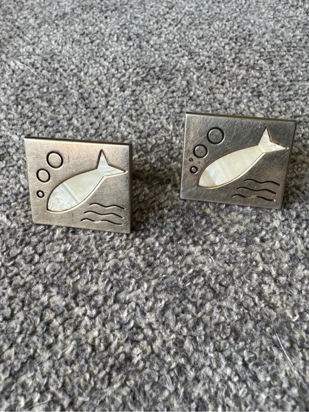 Vintage Swank Modernist Cufflinks