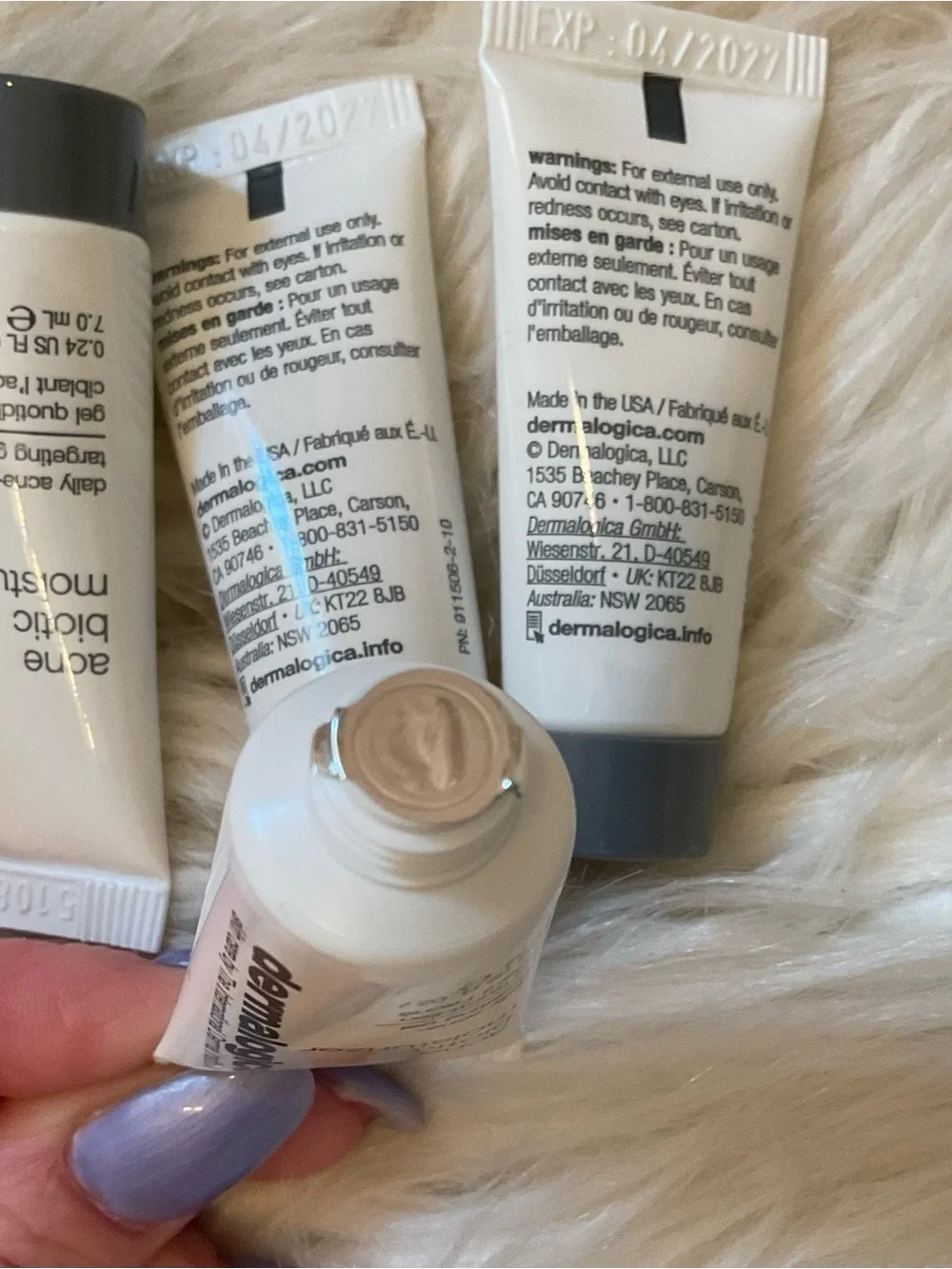 Dermalogica Acne Biotic Moisturizer - New x4 Mini