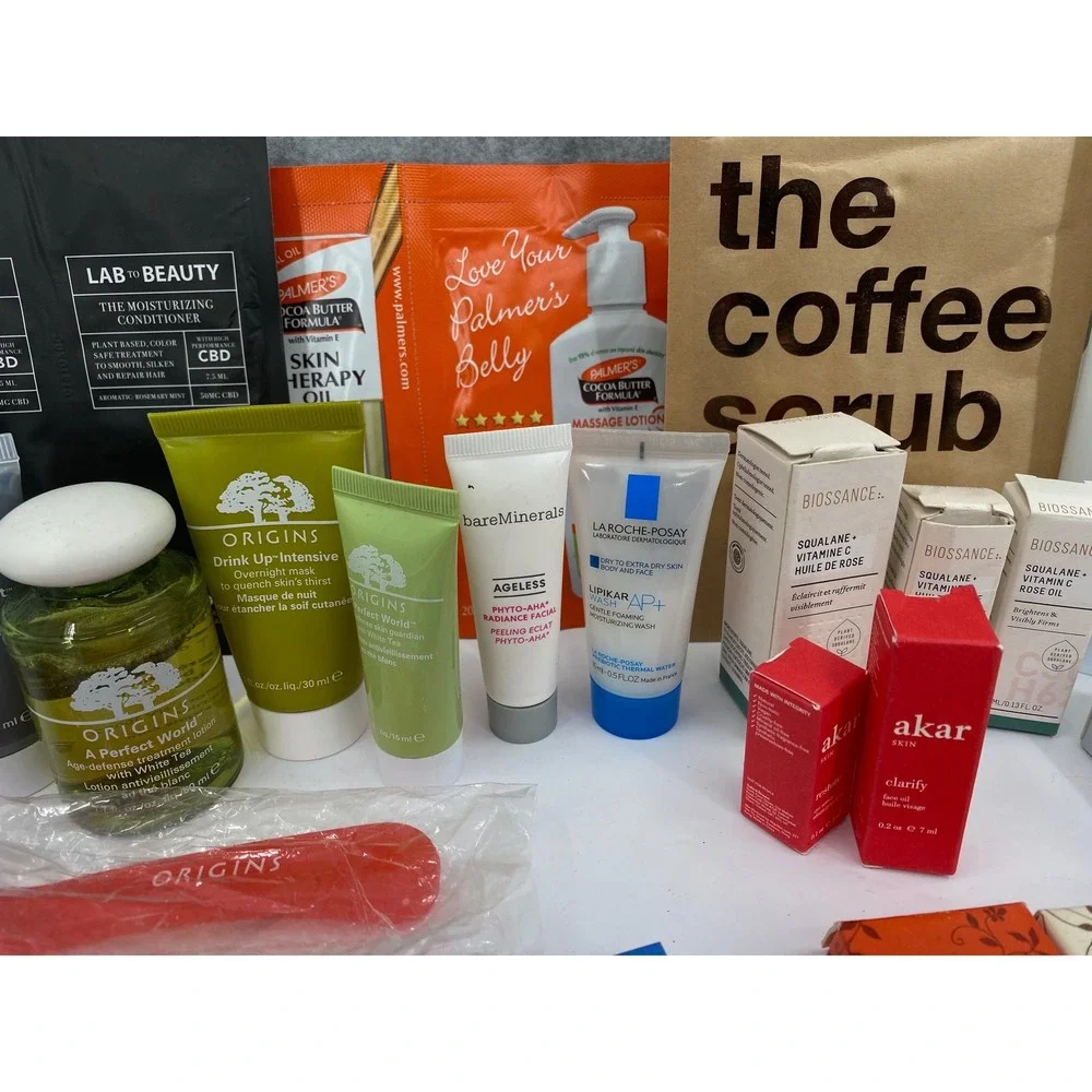 Luxury‎ Beauty Skincare Sample Lot Hanacure Origins Philosophy Biossance New