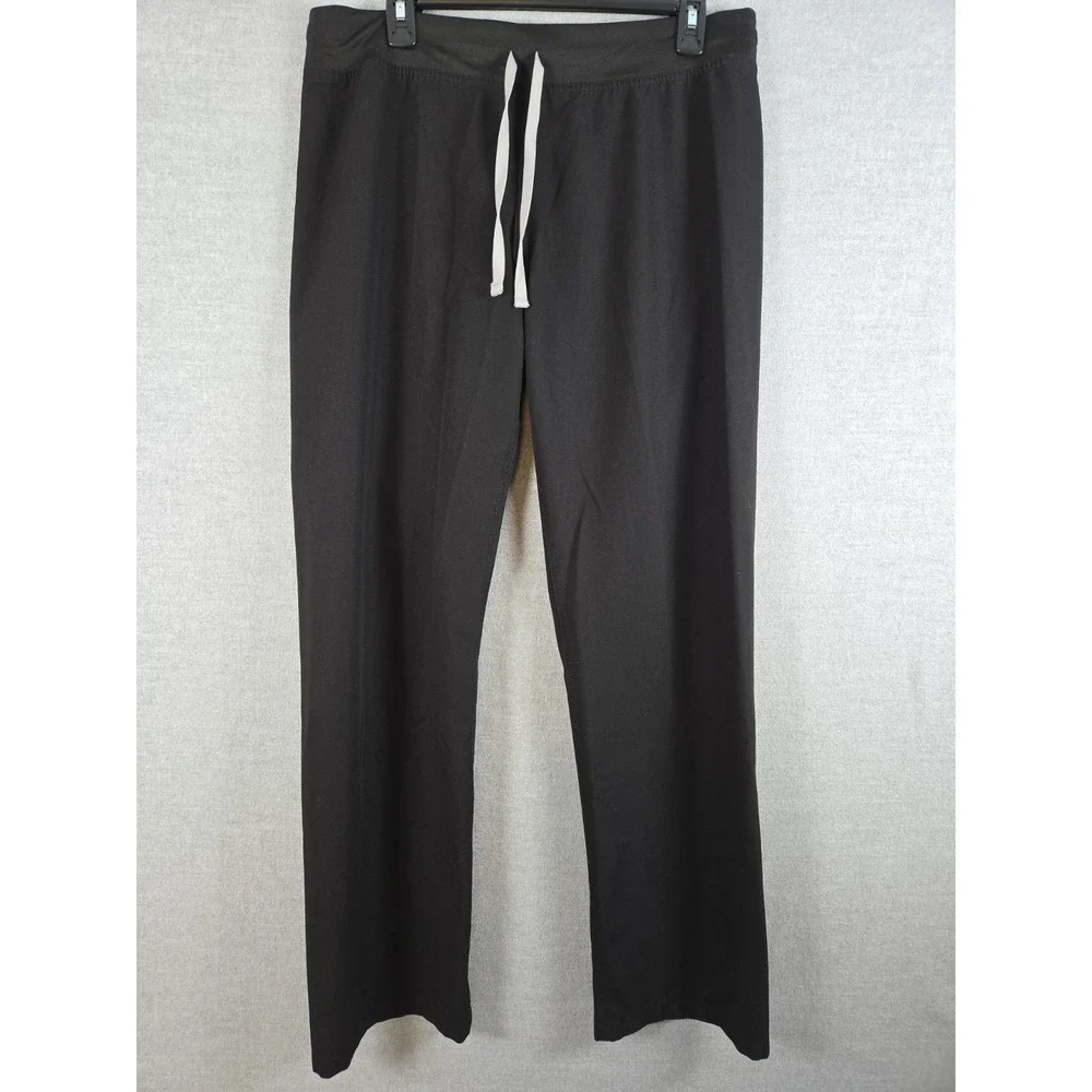 FIGS Basic Scrub Pants Men's Size M Black With Drawstring Work‎ Career Medical