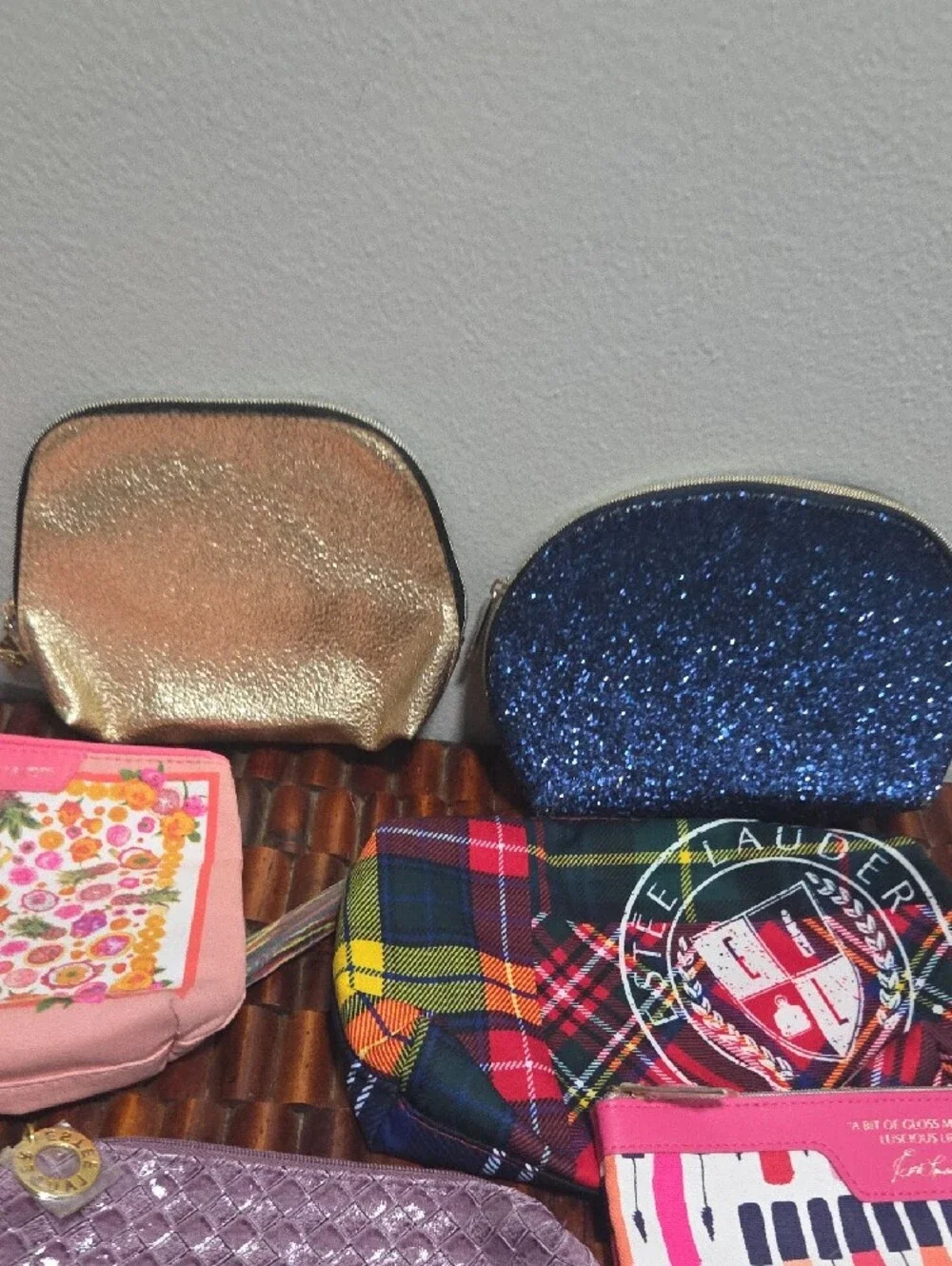 Estee Lauder makeup organizing