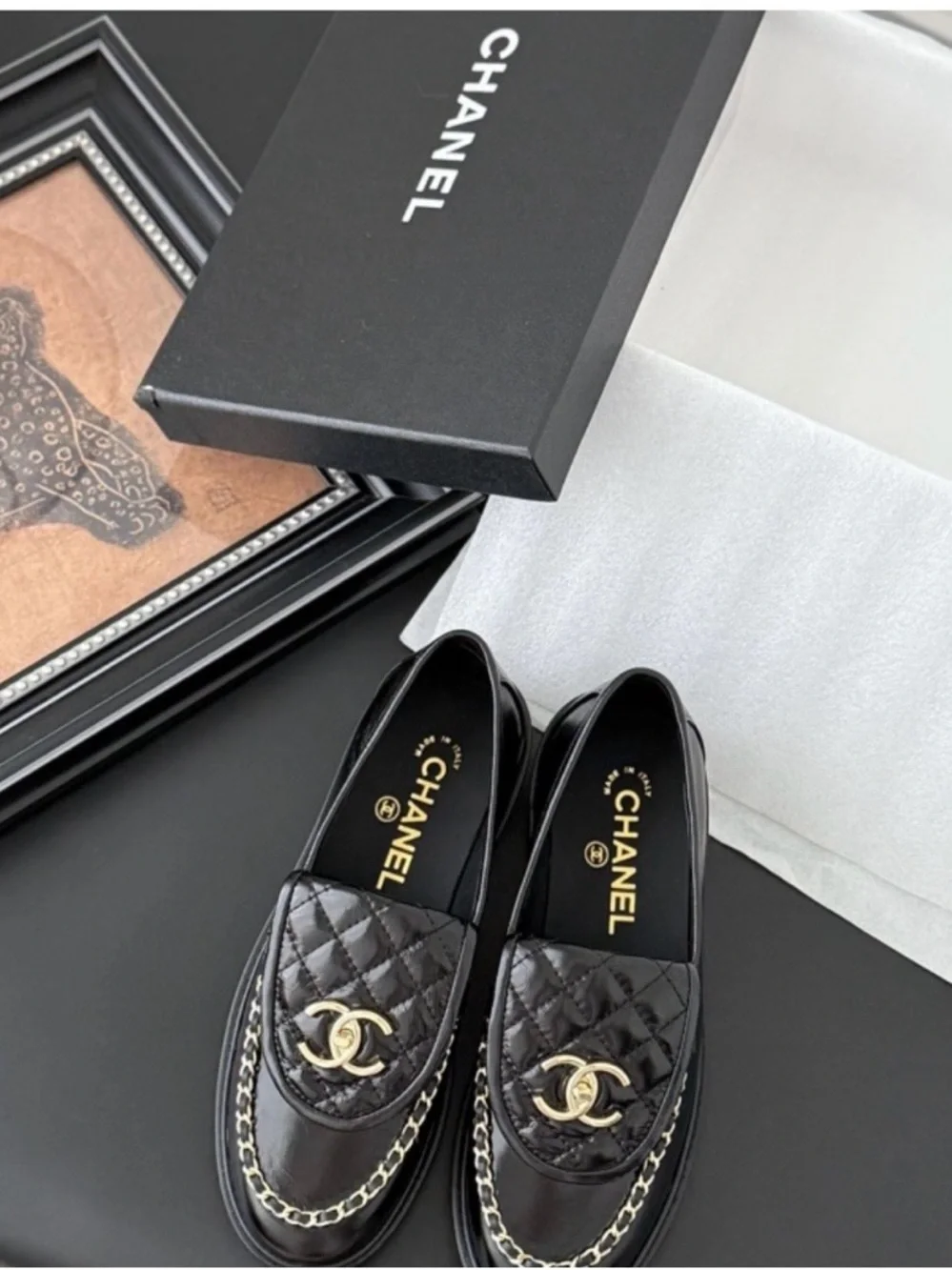 CHANEL classic loafers