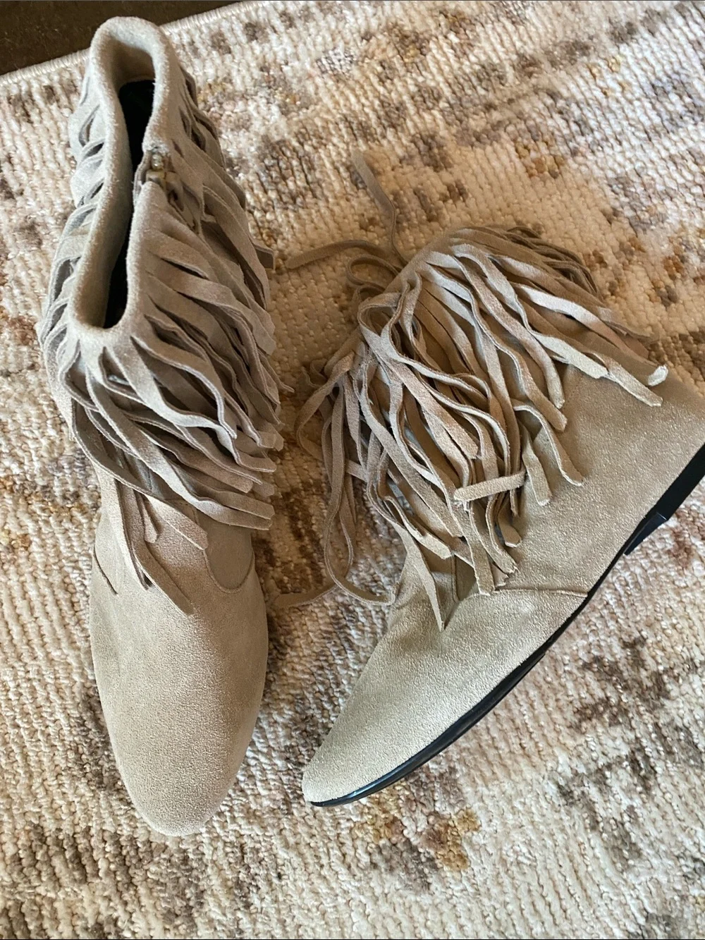 Sam Edelman fringed suede