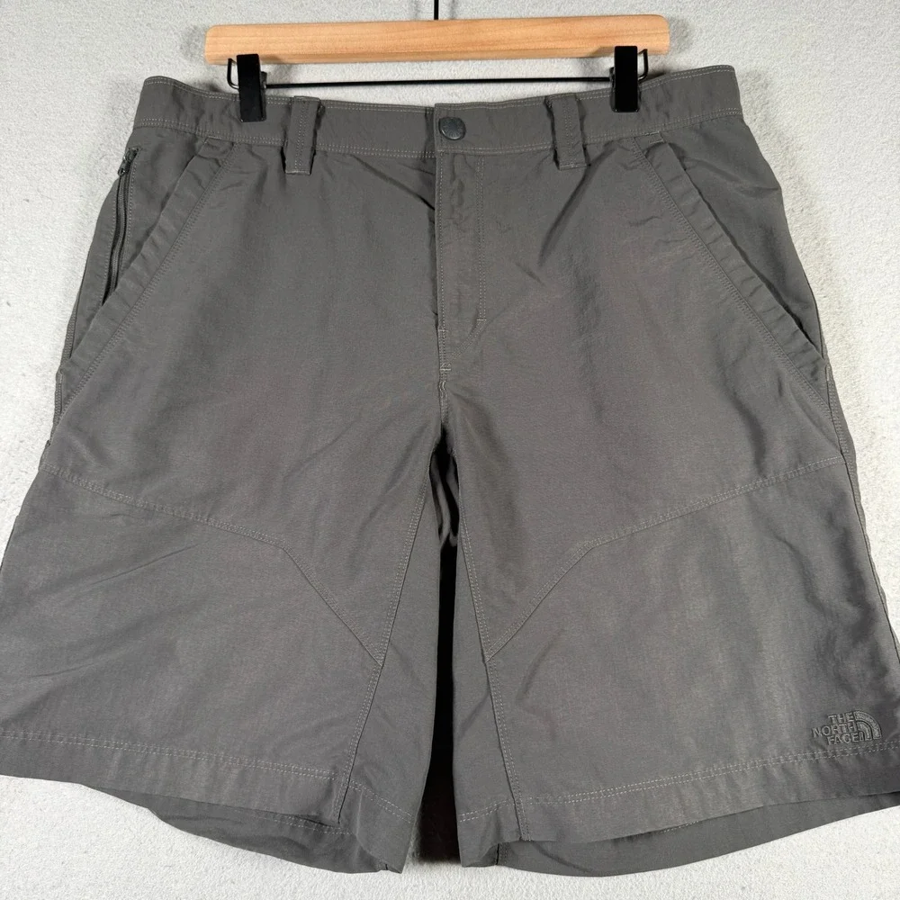 The North Face Mens Gray Hiking Shorts Size 36‎ AXEZ S13 Technical Utility 10in