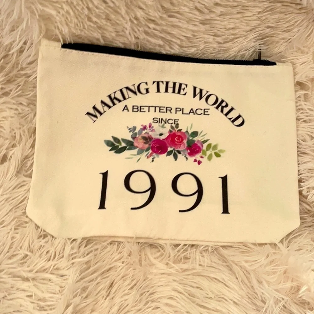 New 1991 makeup bag