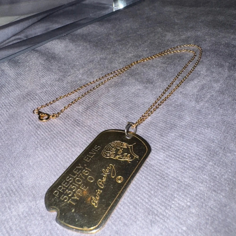 Elvis Presley stylish gold