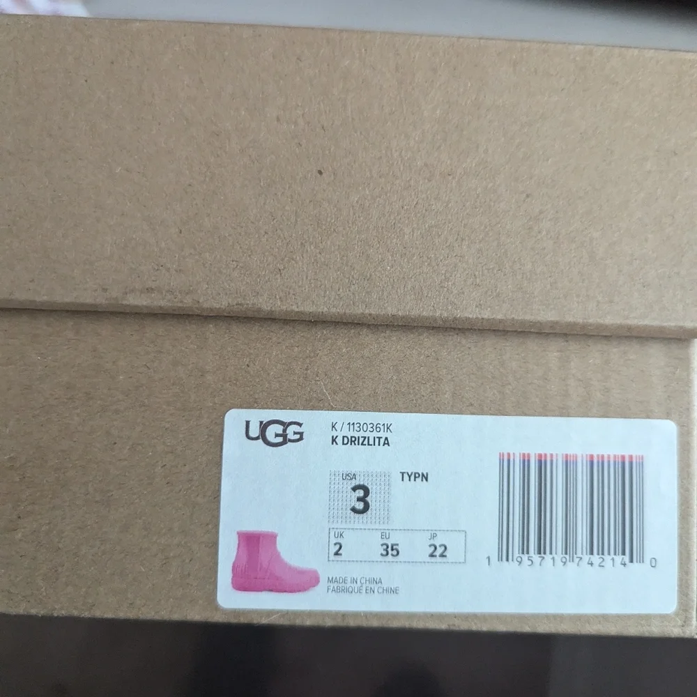 UGG drizlita rainboots