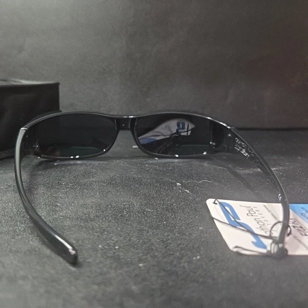 Jonathan‎ Paul Fitovers FitzRx Black Wrap Around Sunglasses Over Glasses NEW