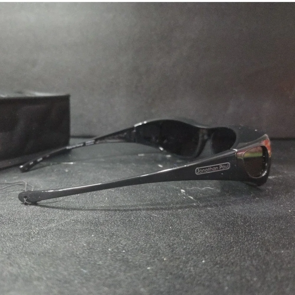 Jonathan‎ Paul Fitovers FitzRx Black Wrap Around Sunglasses Over Glasses NEW