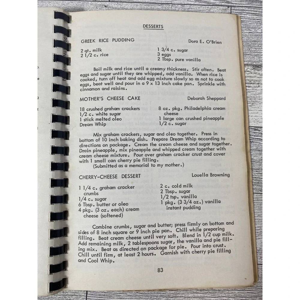 N/A vintage cookbook