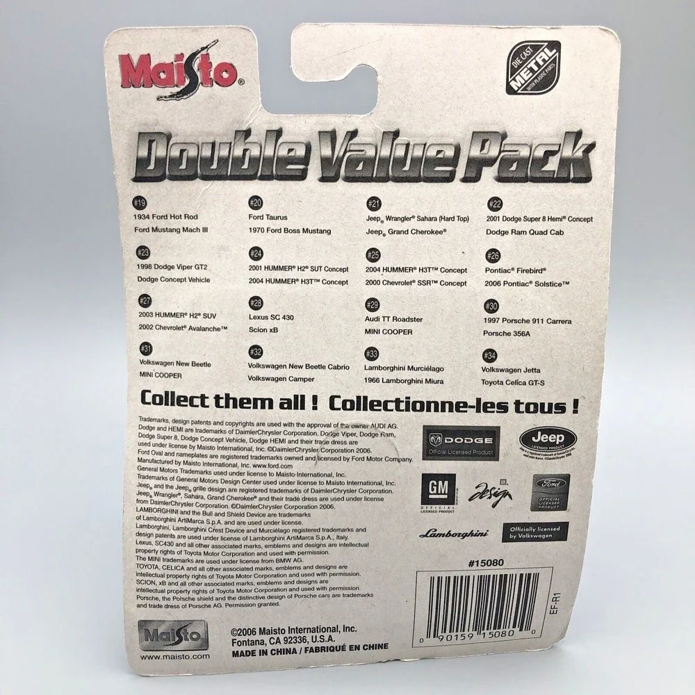maisto new package