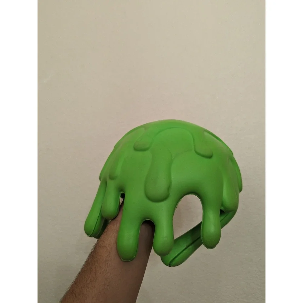 3D Nickelodeon‎ Slime Hat Helmet Slimehead Foam Green 2022 Christmas NFL LA Rams