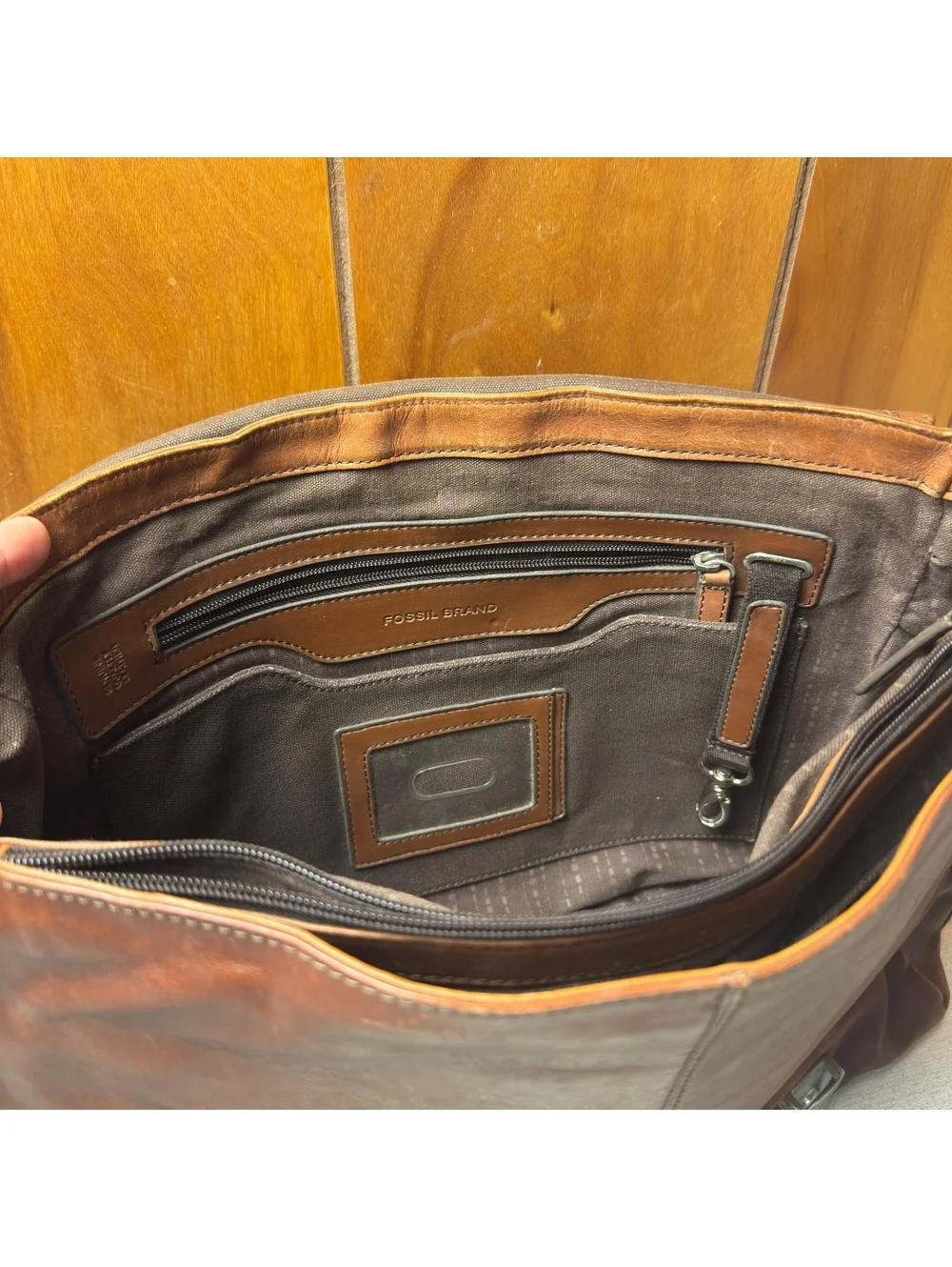 Fossil genuine leather