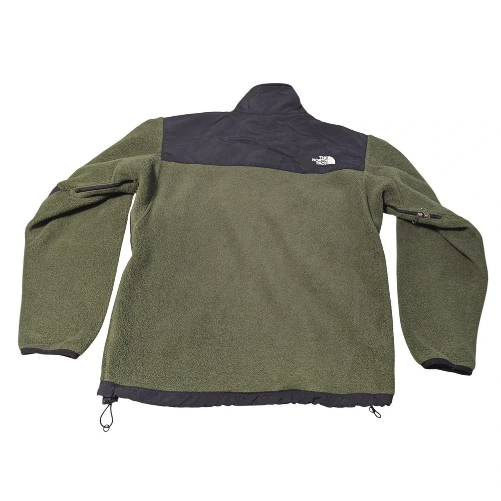 The North Face features recycled hem