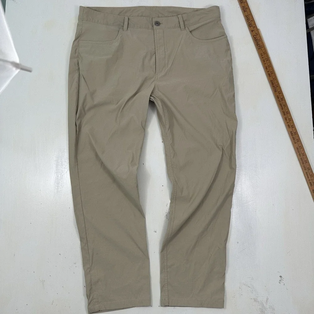 The North Face Sprag‎ 5 Pocket Pants Men 40x30 Beige Khaki Outdoor  Lightweight