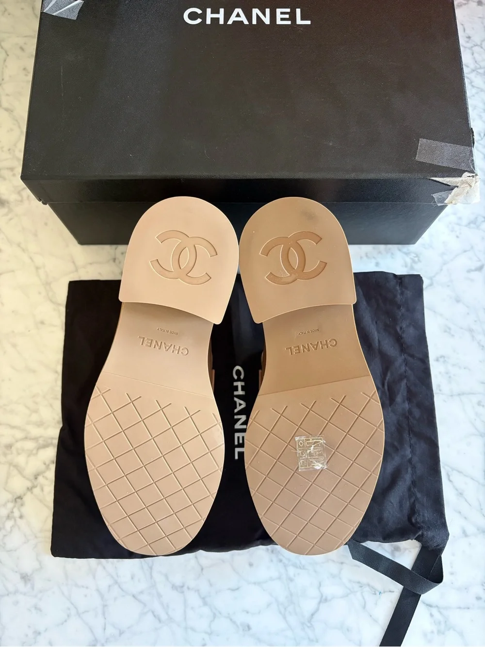 CHANEL tan authentic