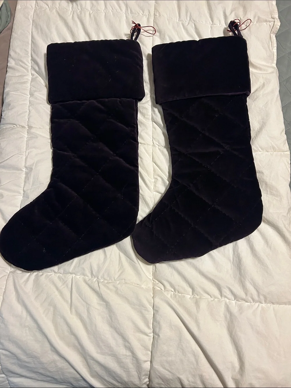 Pottery Barn plush velvet