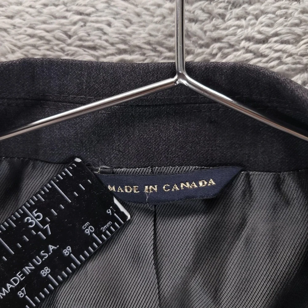 Banana Republic Suit Jacket Mens 40R Gray Wool Modern Fit Cerruti Canada Office