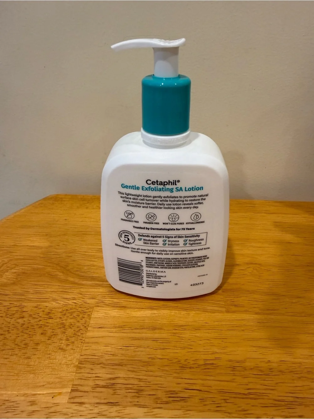 Cetaphil gentle exfoliating