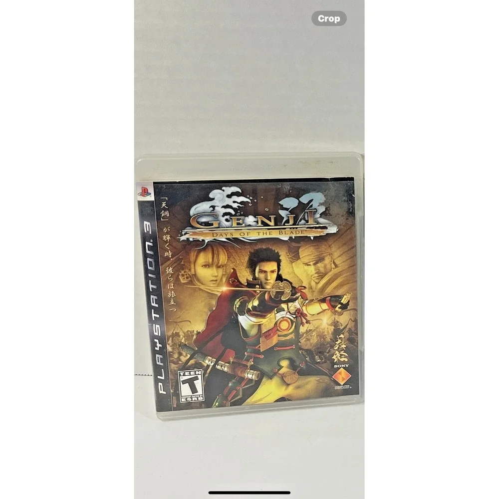 Sony PS3 Video Game Bundle NCAA Football 11 Black Ops Genji Days of the Blade