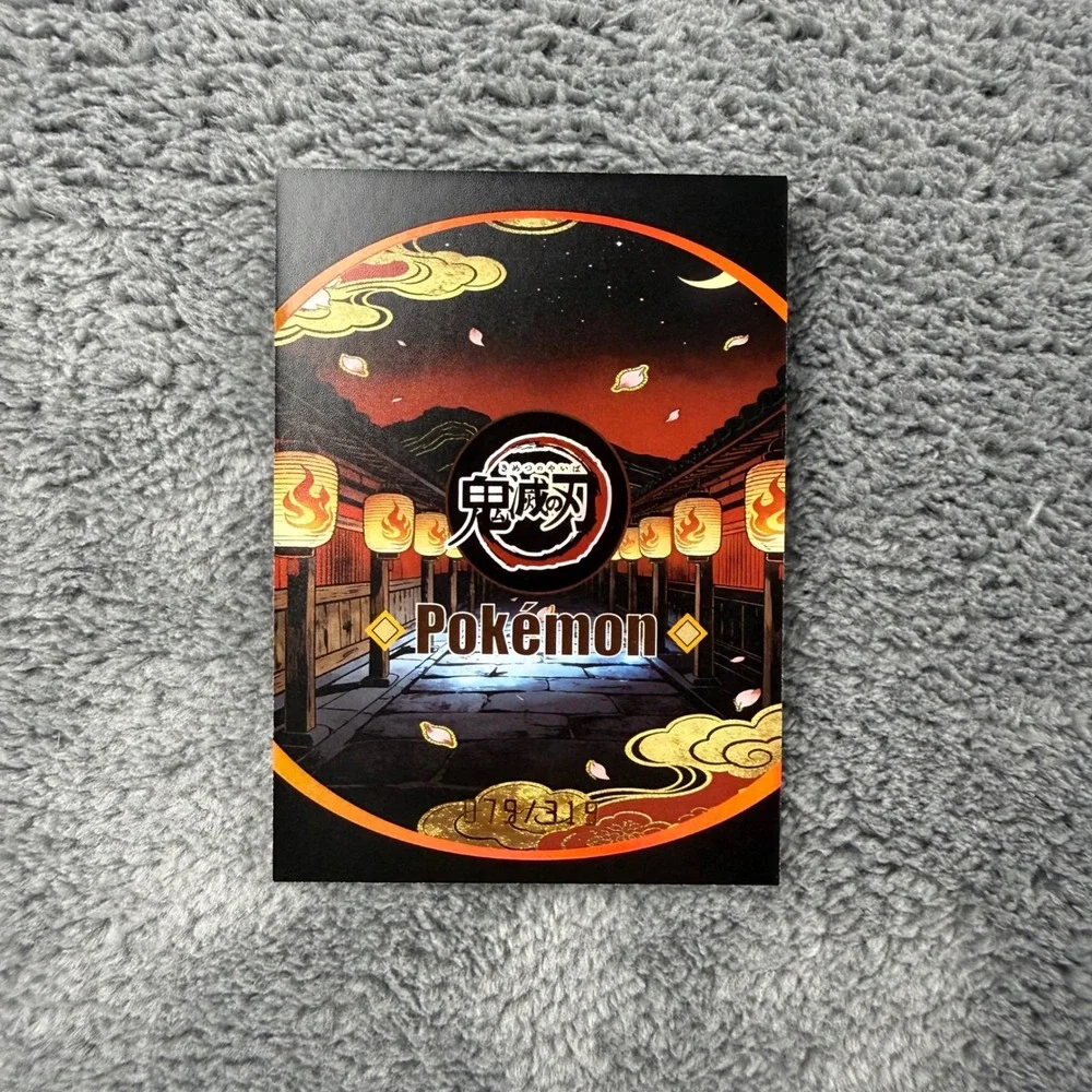 Demon Slayer x Pokemon Chinese Mengka 2.0 SSC-006 Crossover Card 079/319