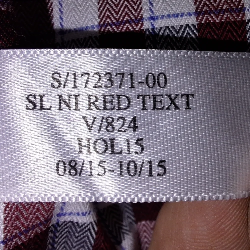 Banana Republic plaid any
