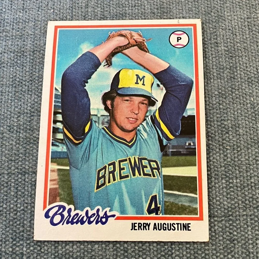 1978 Topps Milwaukee Brewers Baseball Card Trading Card