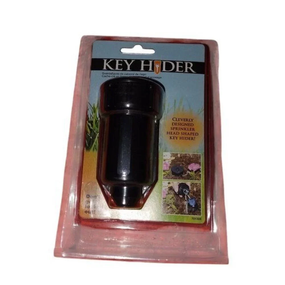 KEY HIDER- CLEVERLY DESIGNED SPRINKLER HEAD SHAPED KEY HIDER-! NEW