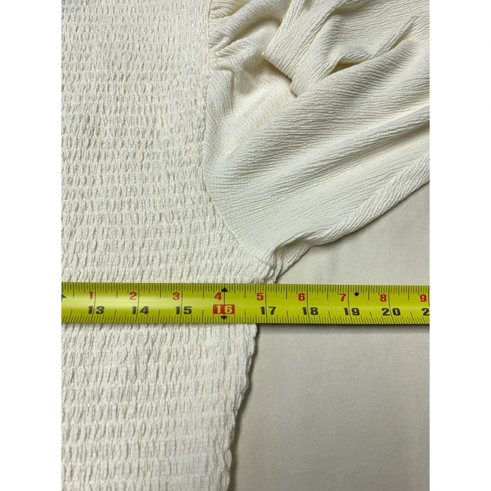 Anthropologie smocked long